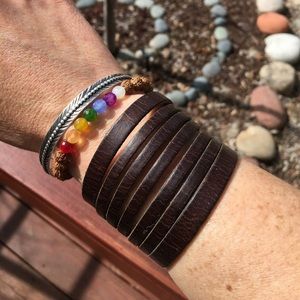 Multi-piece Leather Cuff